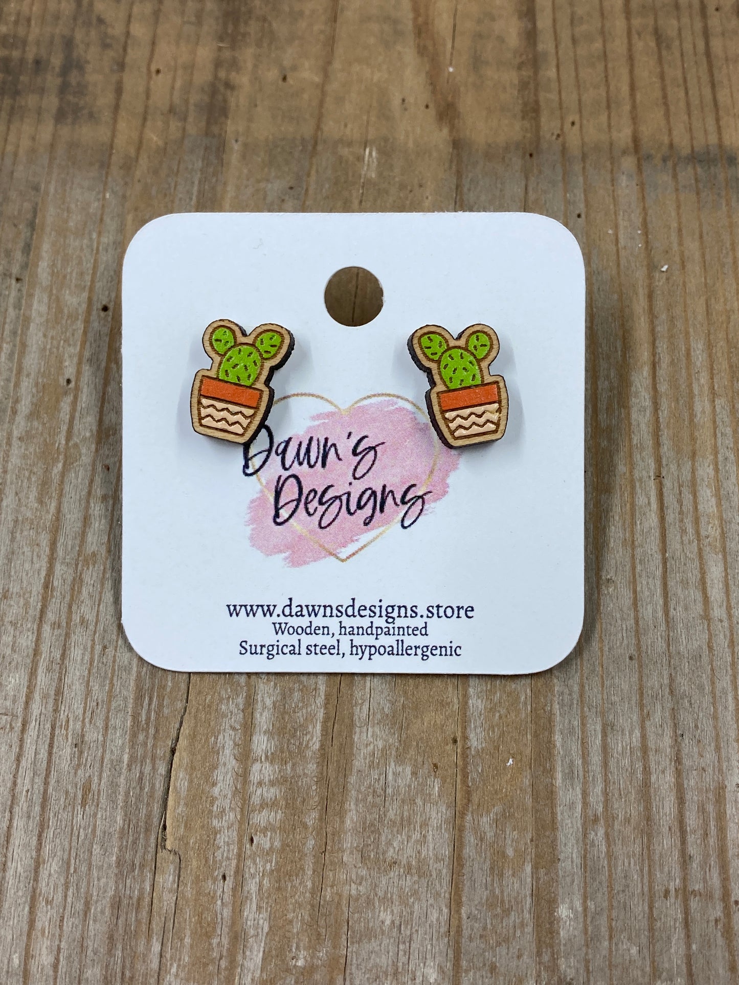 Succulent Plant Stud