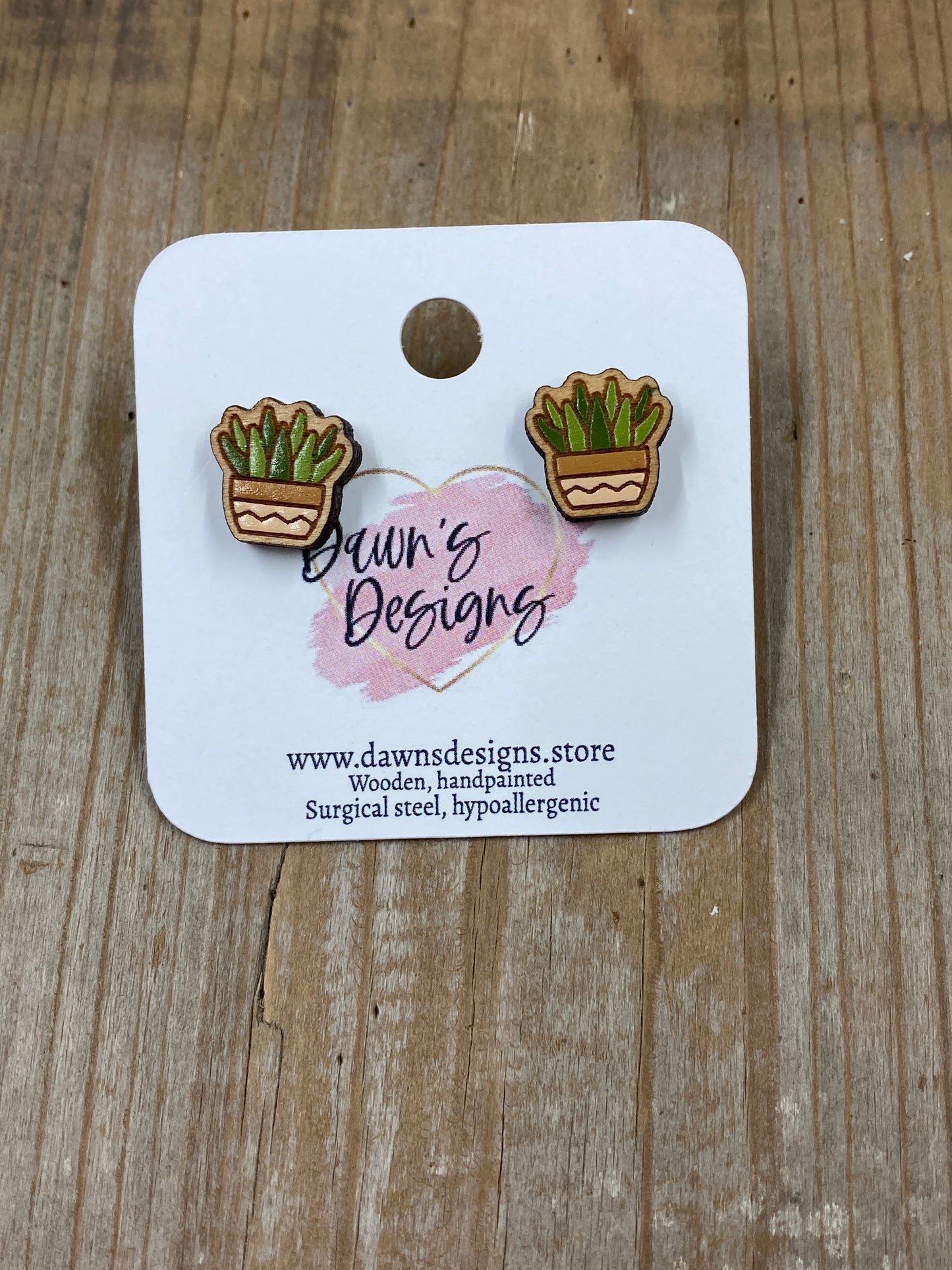 Succulent Plant Stud