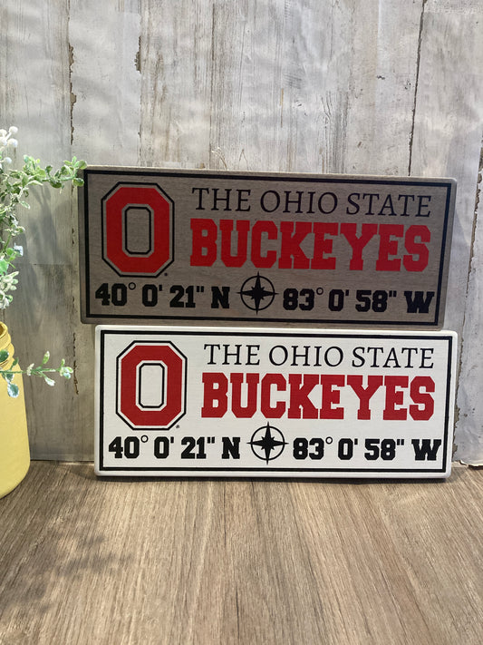 OSU Latitude Coordinate Board - Small
