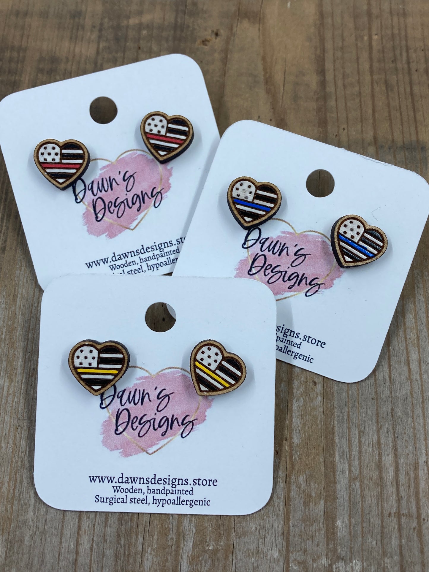 First Responders Flag Stud