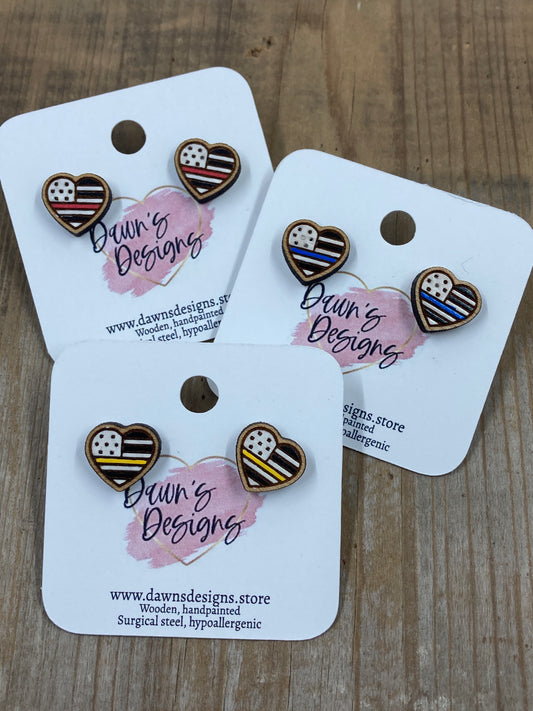 First Responders Flag Stud