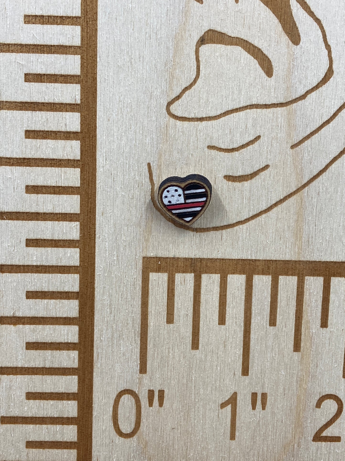 First Responders Flag Stud