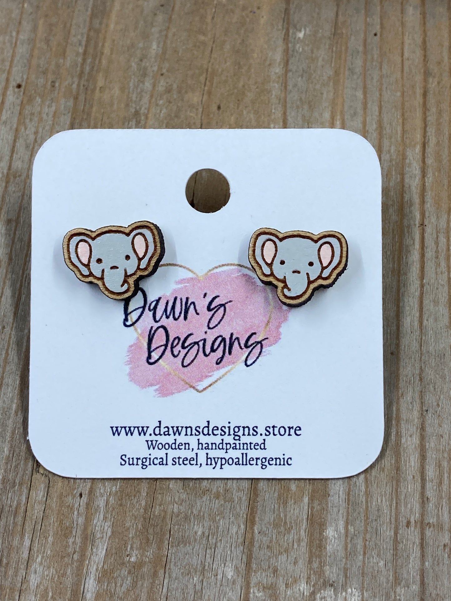 Safari Animal Head Stud