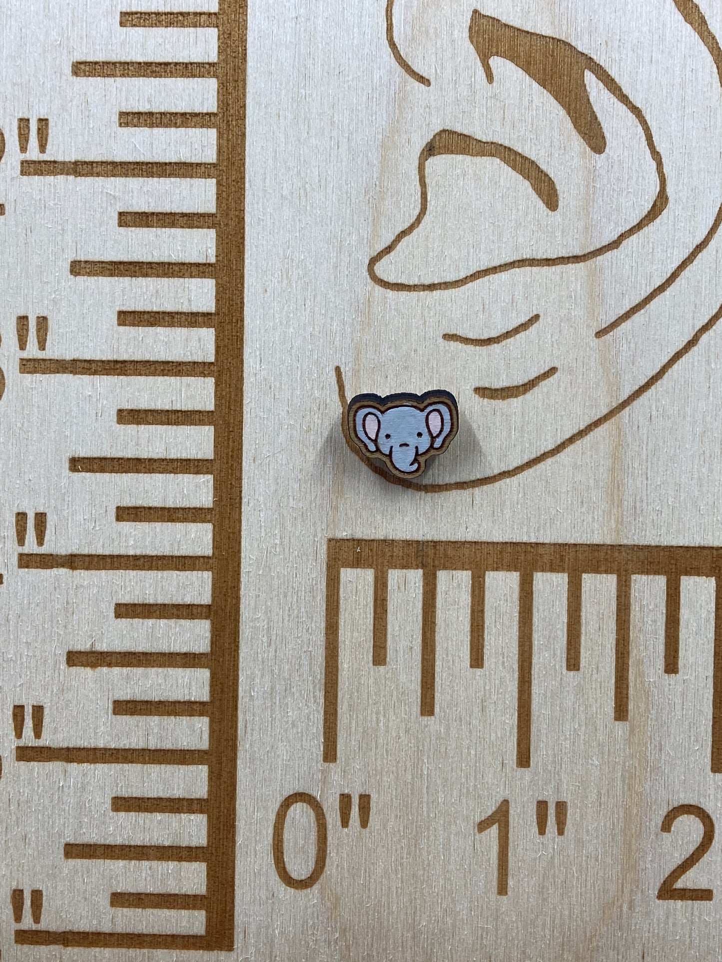 Safari Animal Head Stud