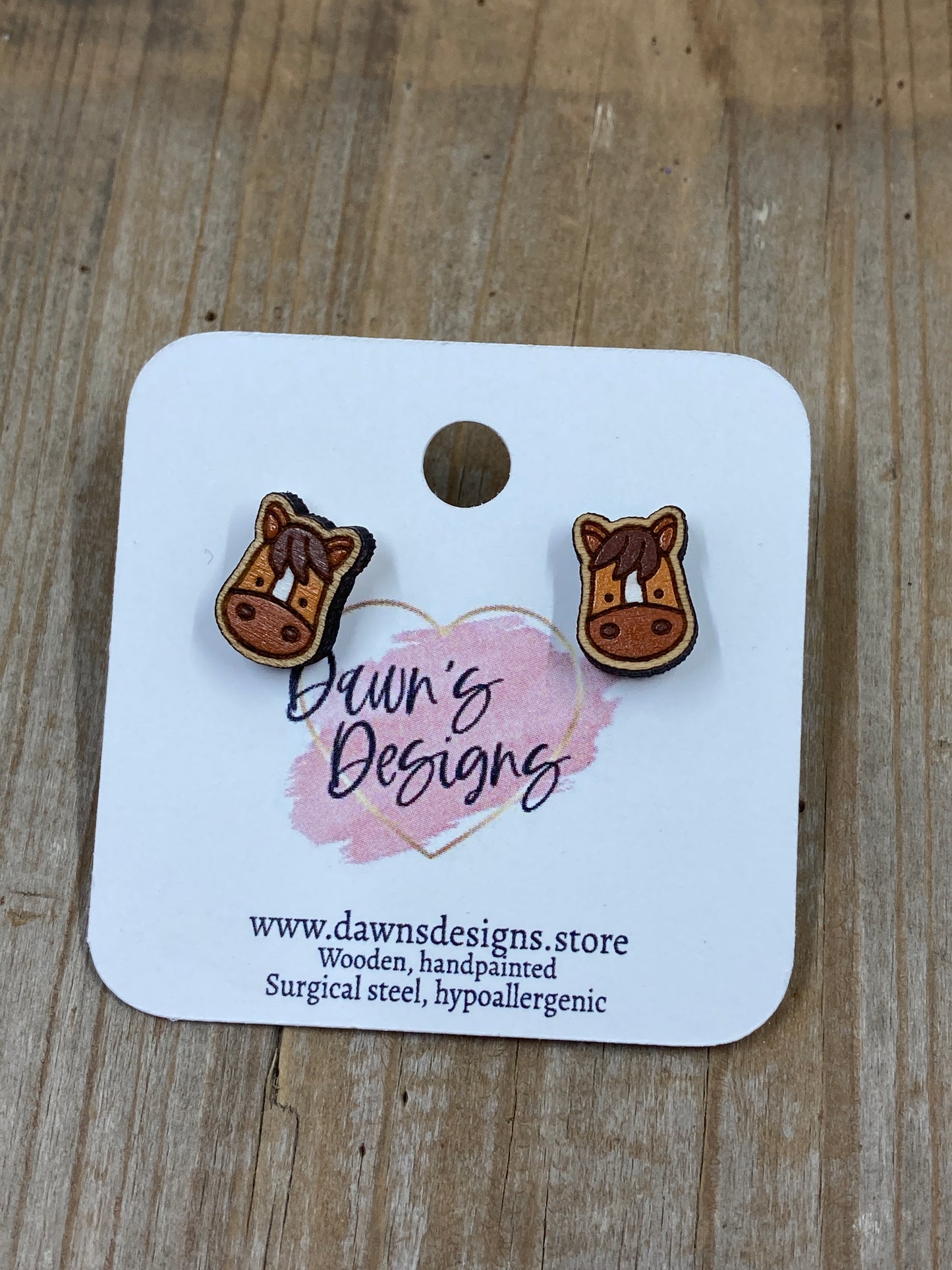 Farm Animal Head Stud