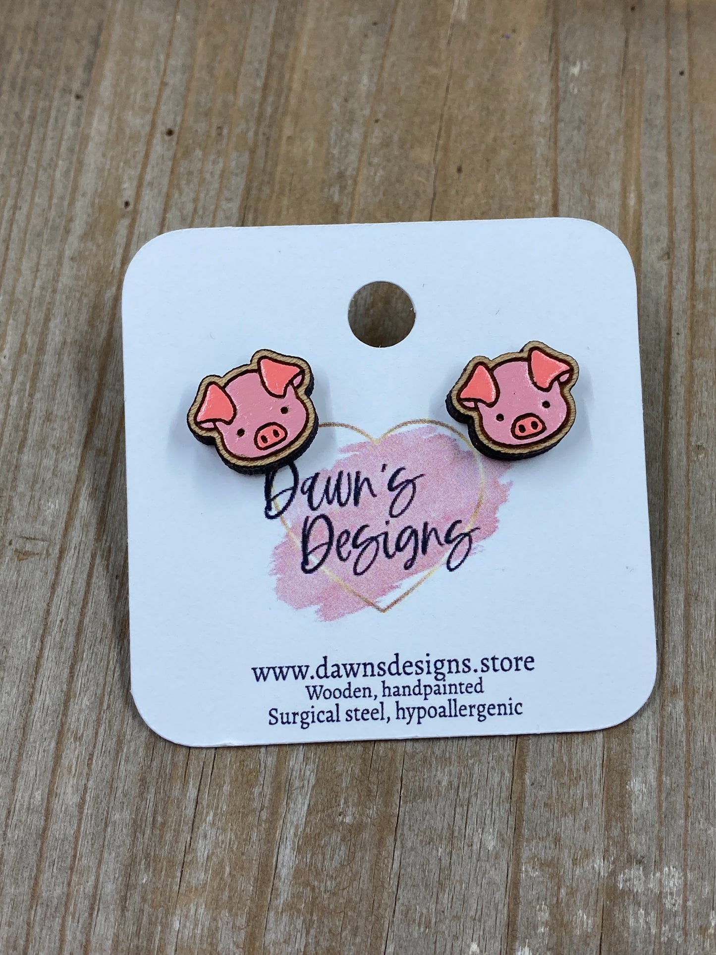 Farm Animal Head Stud