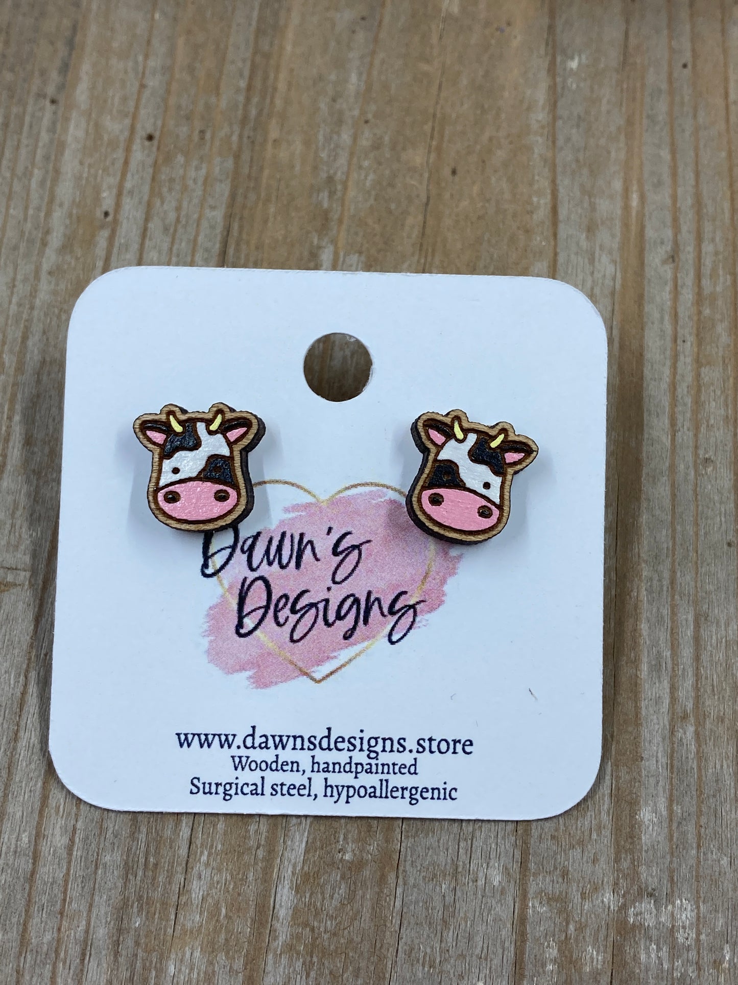 Farm Animal Head Stud