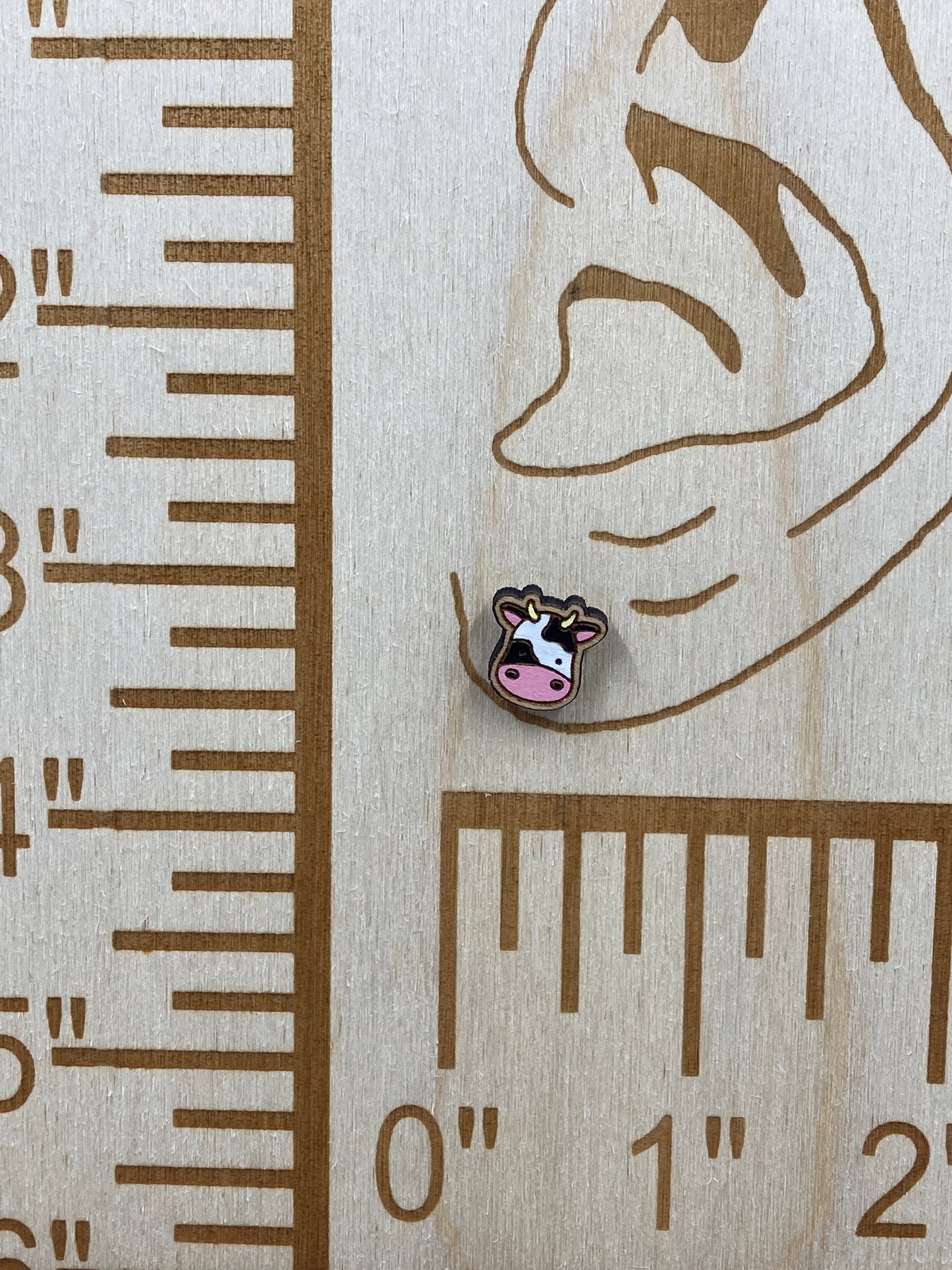 Farm Animal Head Stud