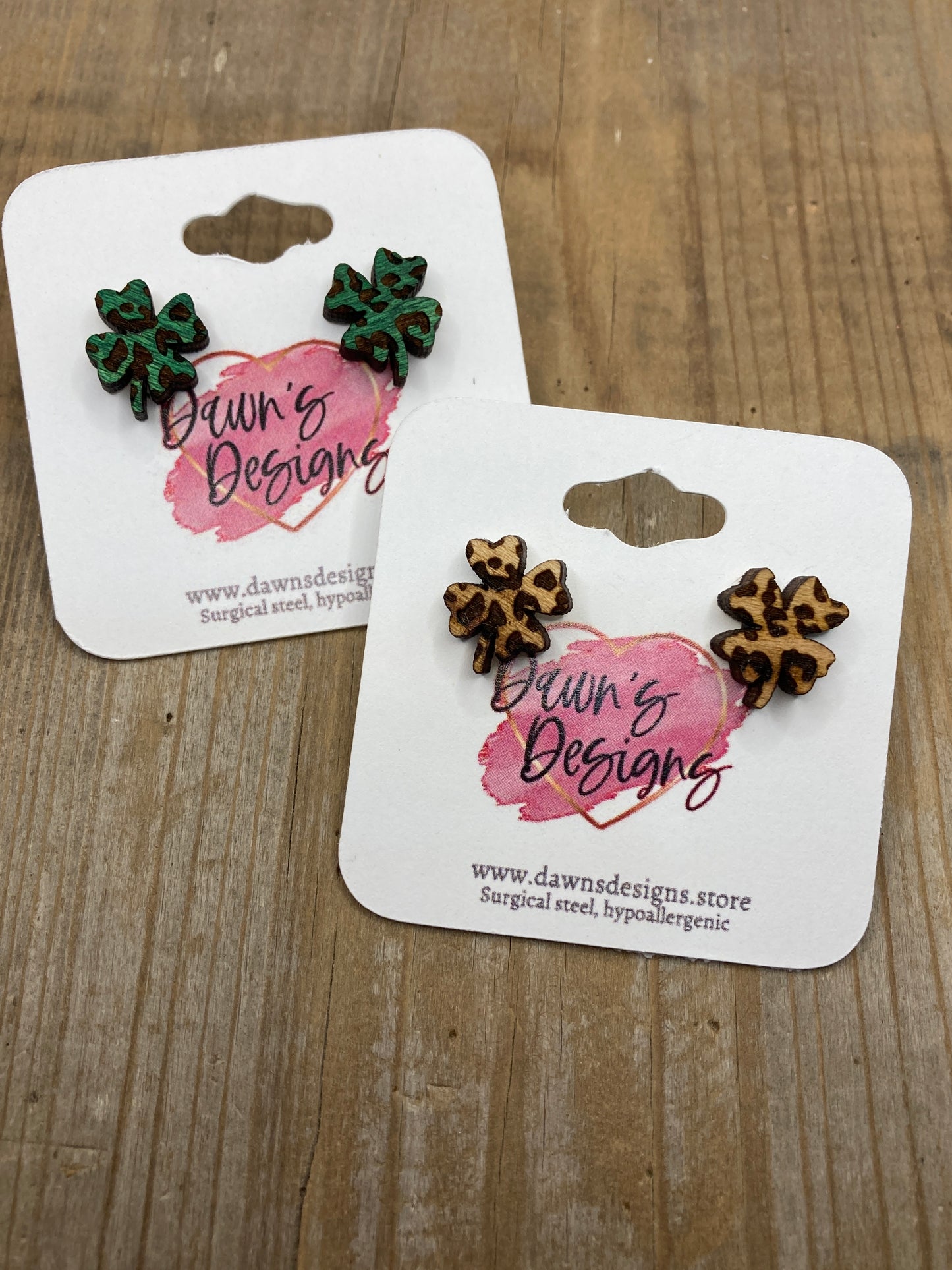 Shamrock Studs