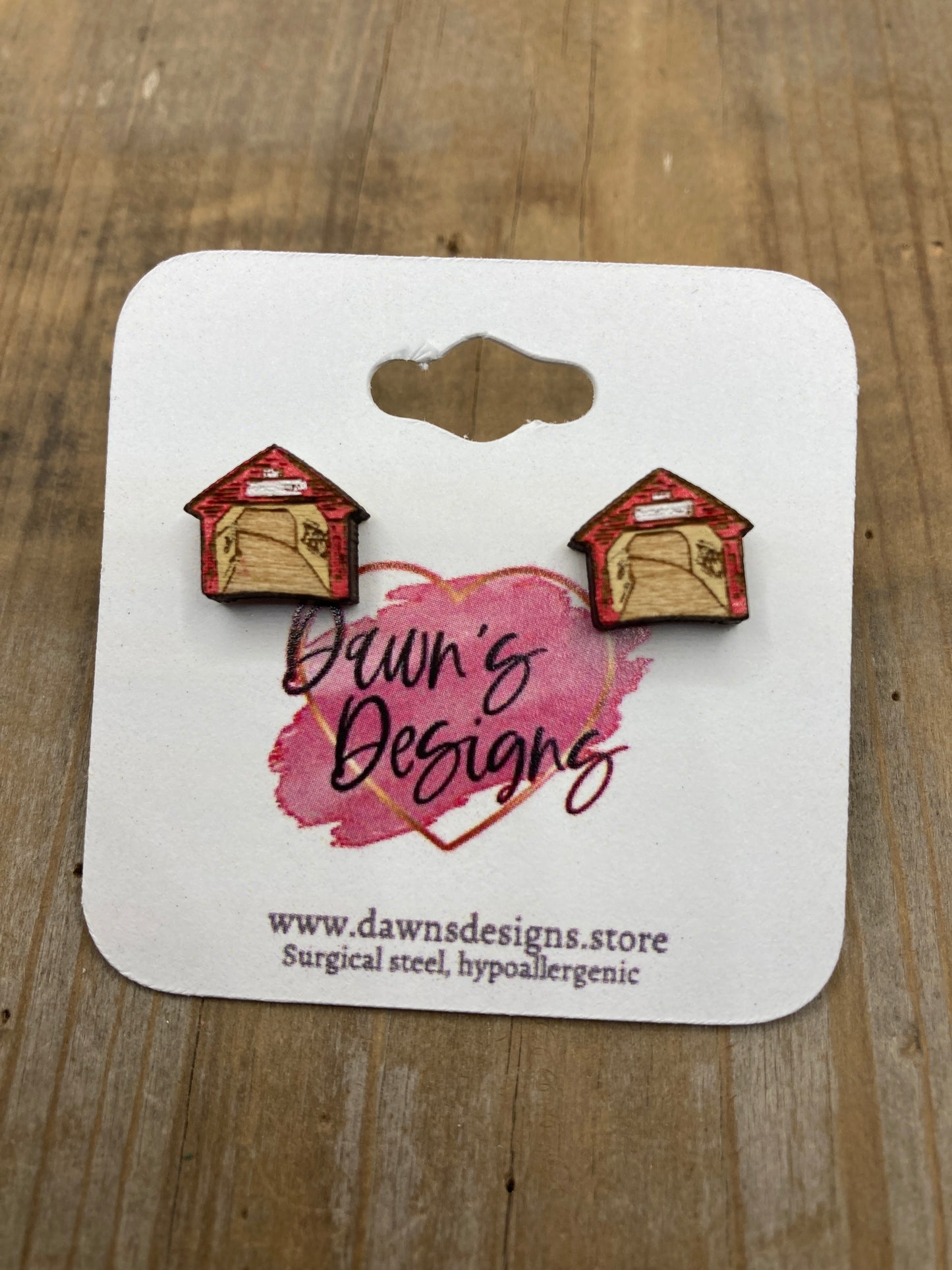 Covered Bridge Earrings