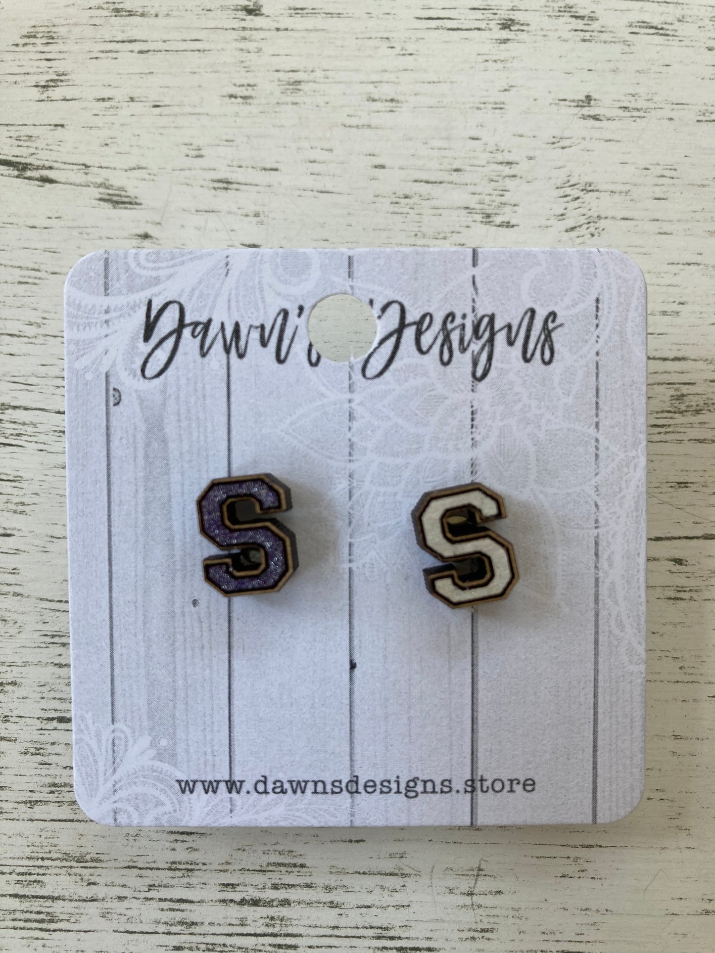 School Letter Studs