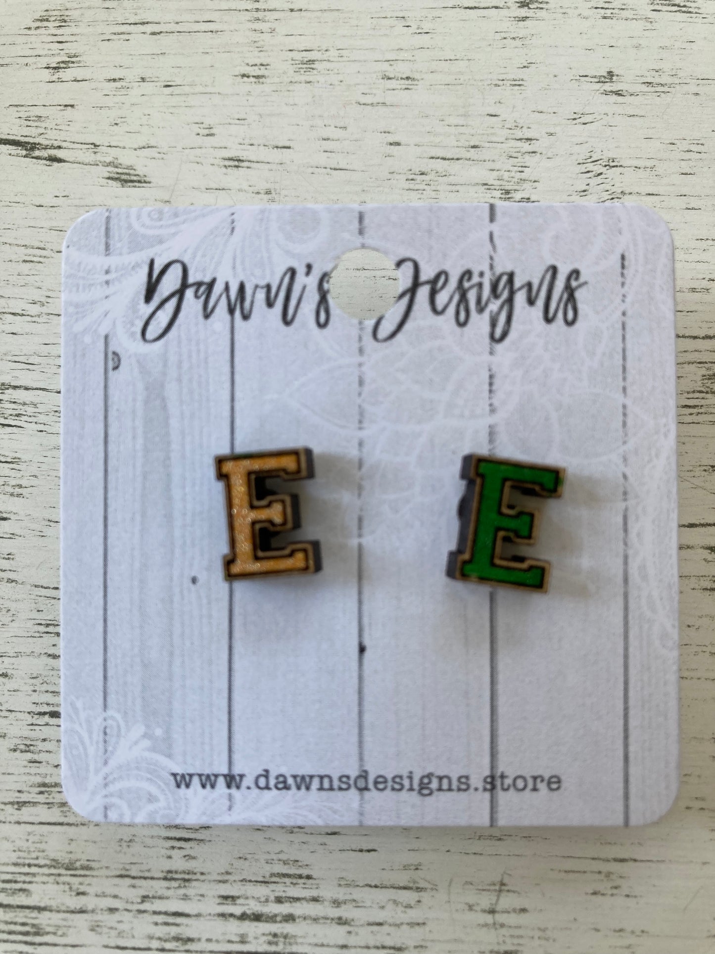 School Letter Studs