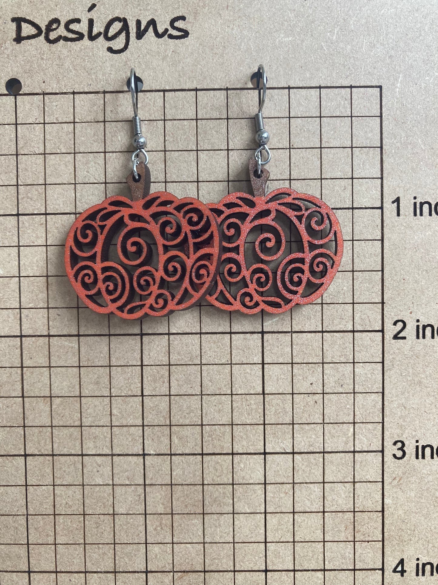 Pumpkin Swirl Dangle