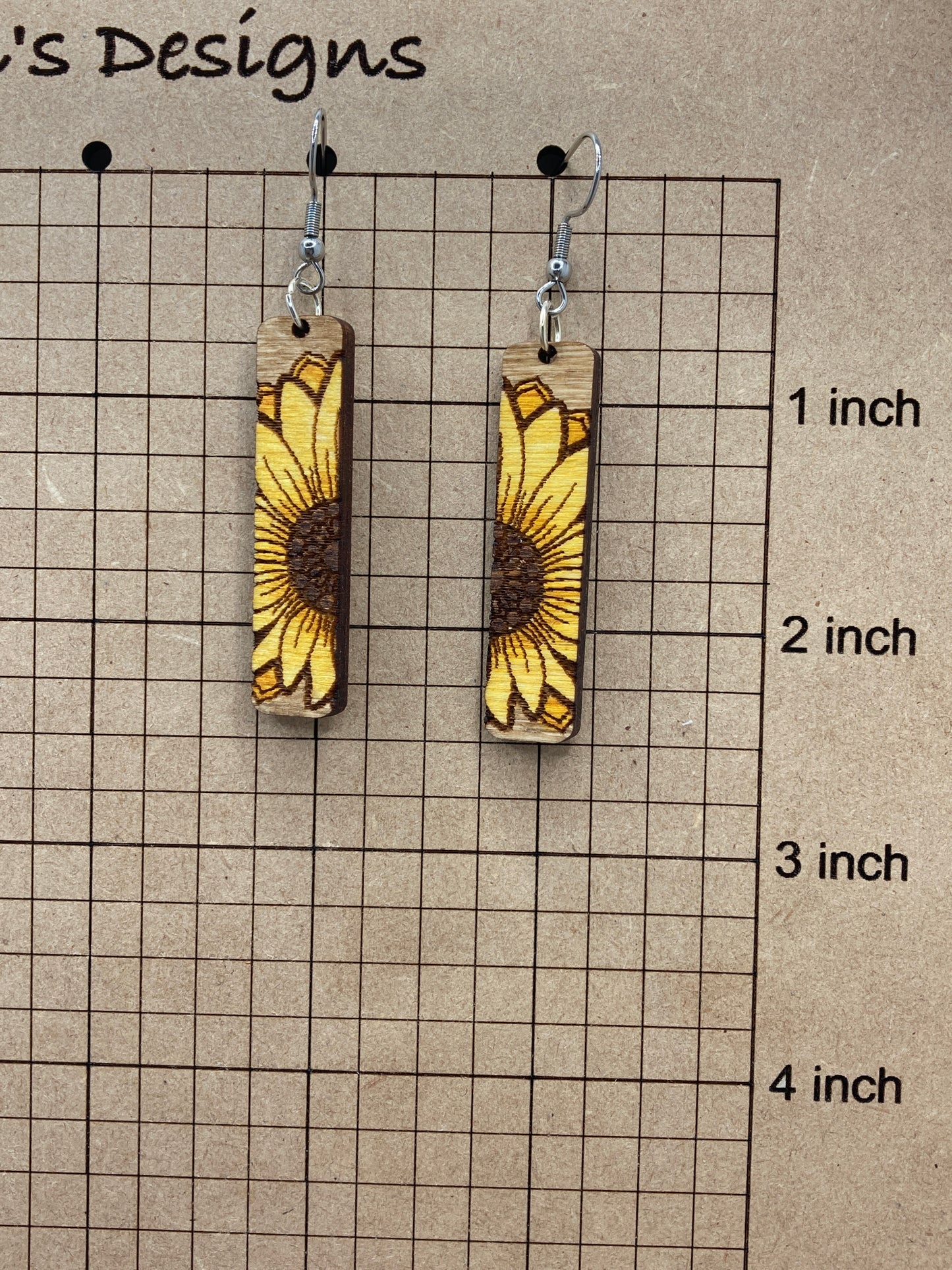 Sunflower Bar Dangles