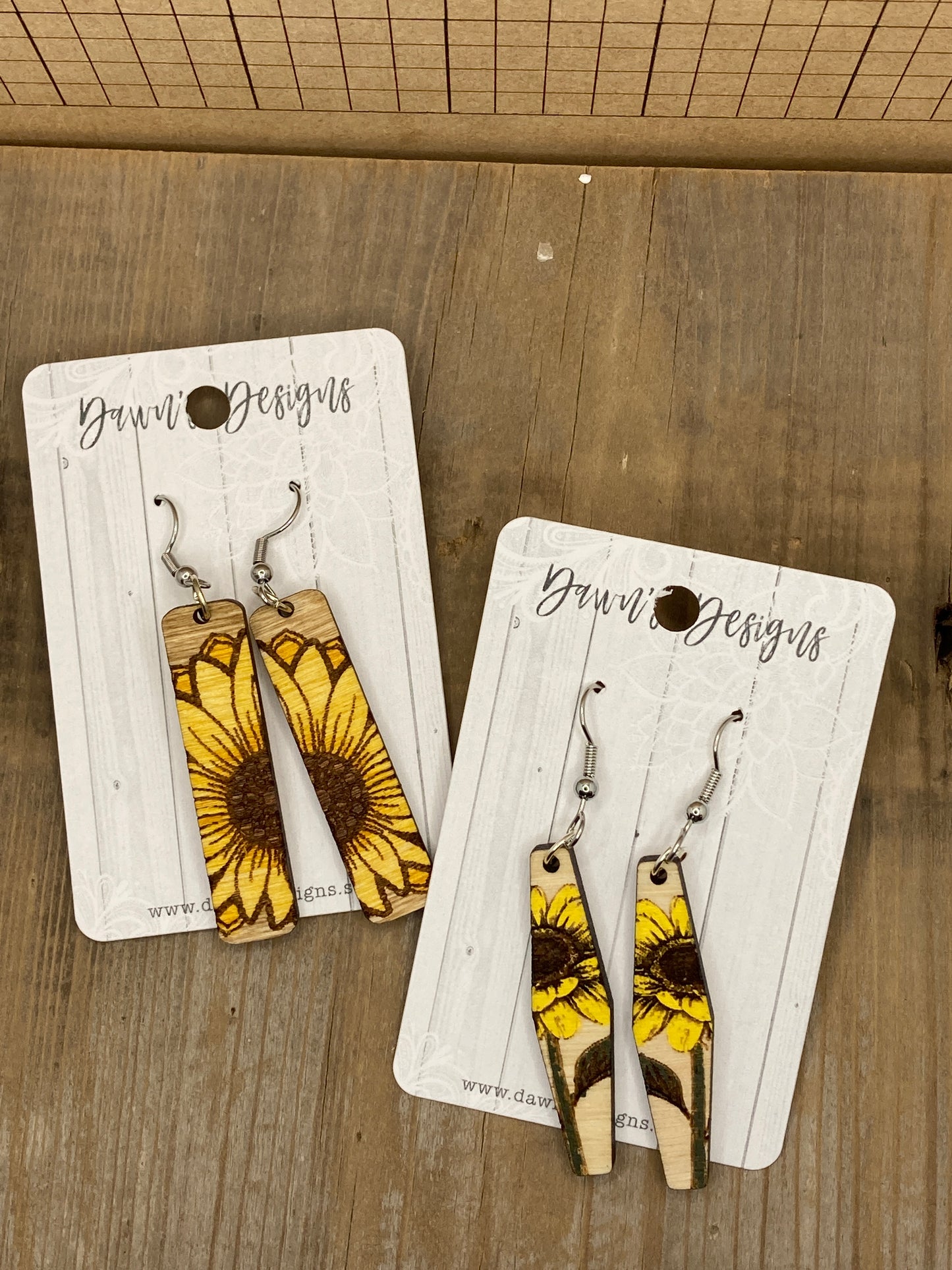 Sunflower Bar Dangles