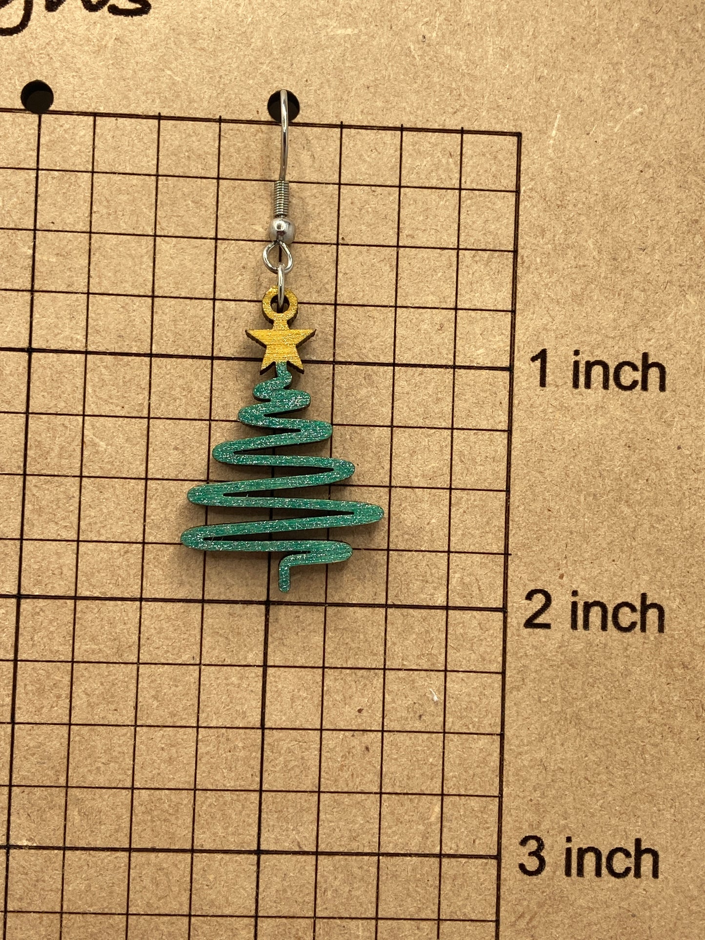 Swirl Christmas Tree Dangle