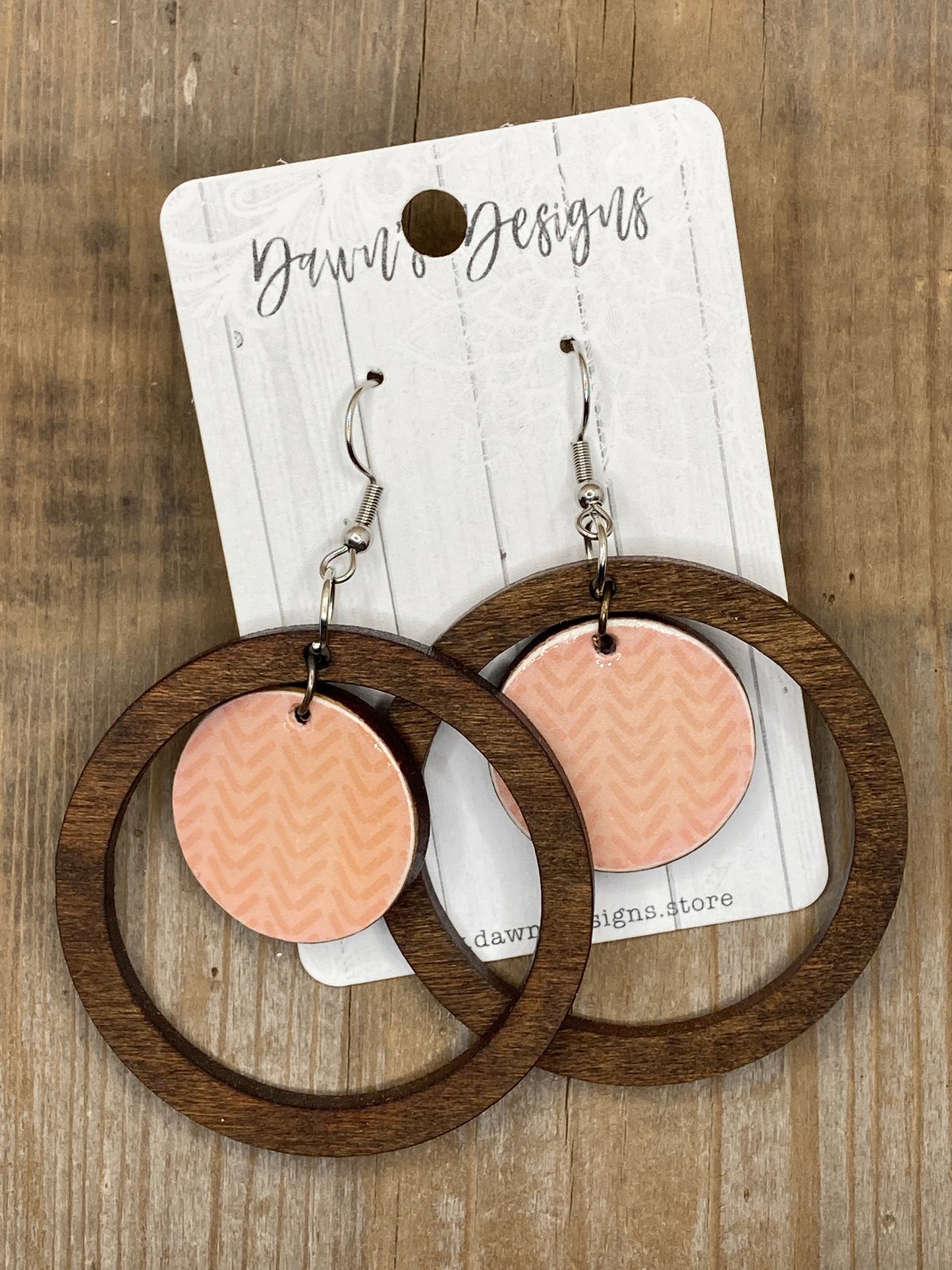 Wood Hoops with Decorative Center Group 3 - Spring