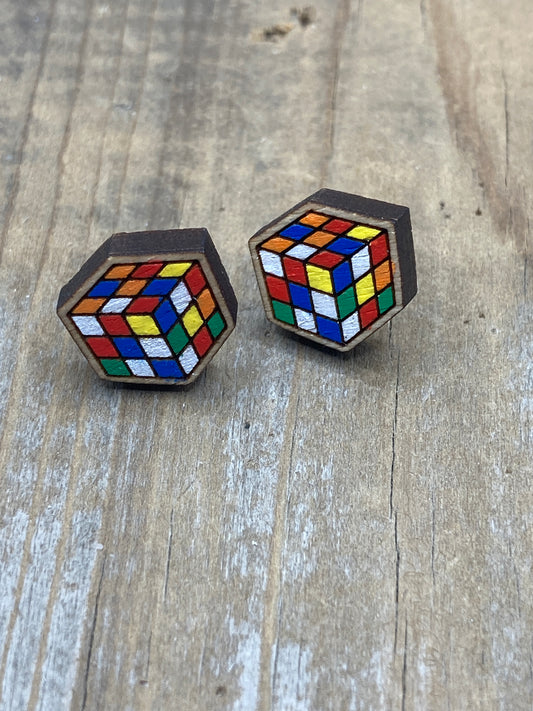 Colored Cube Game Stud