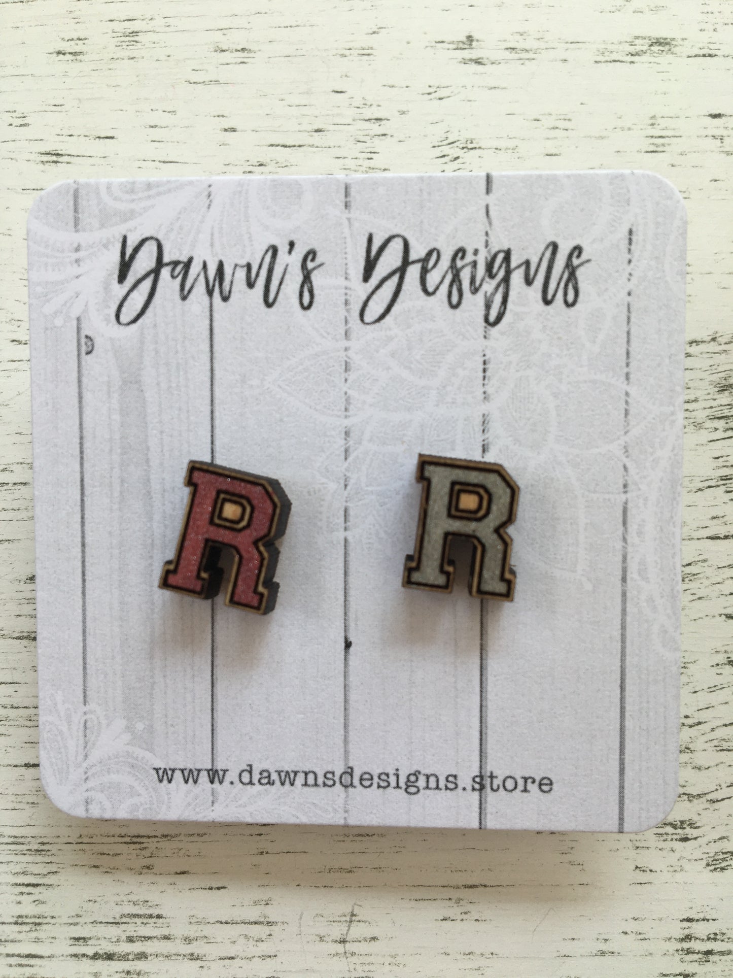 School Letter Studs