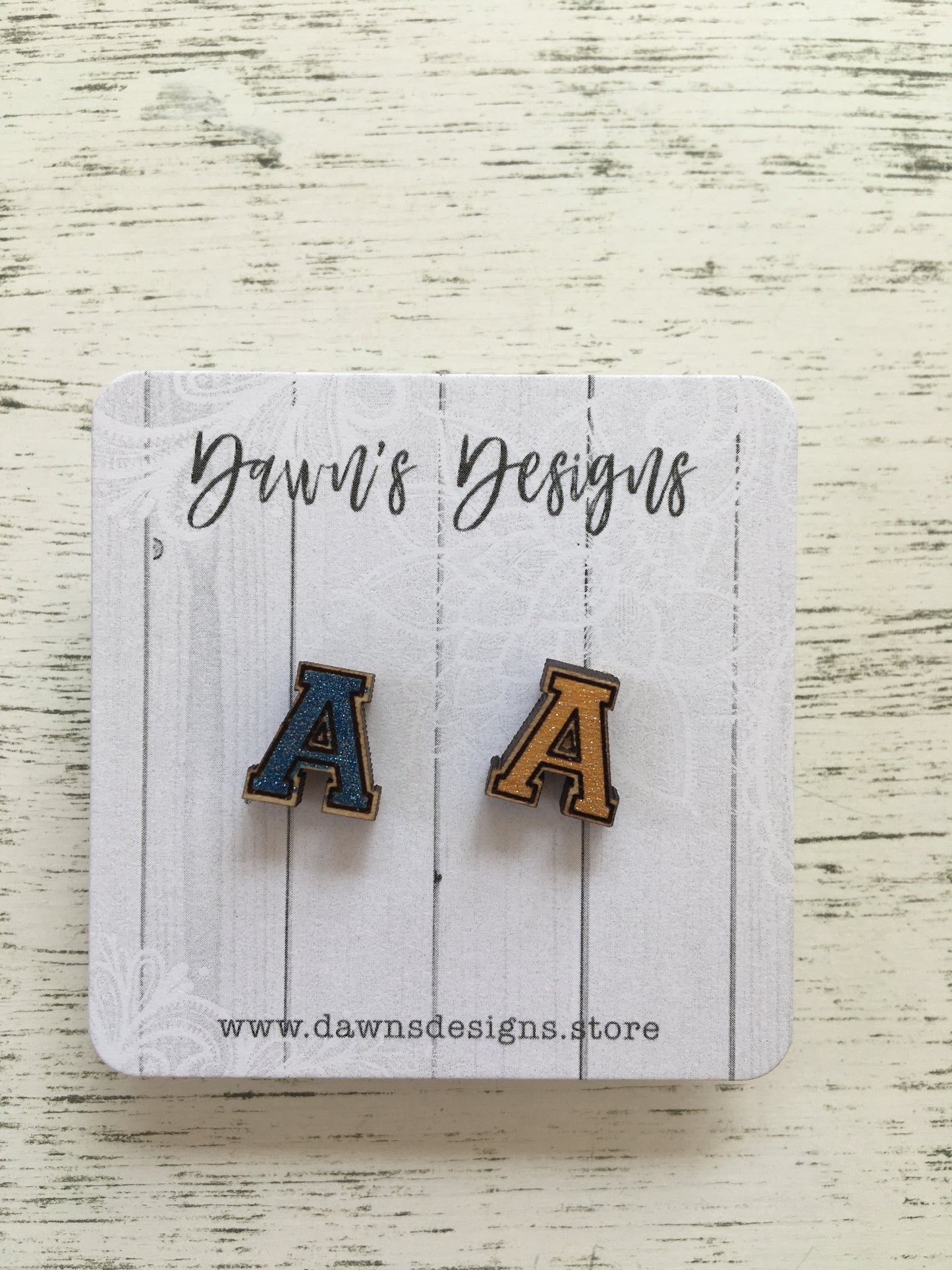 School Letter Studs