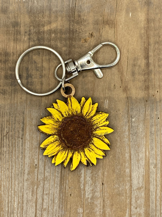 Sunflower Keychain