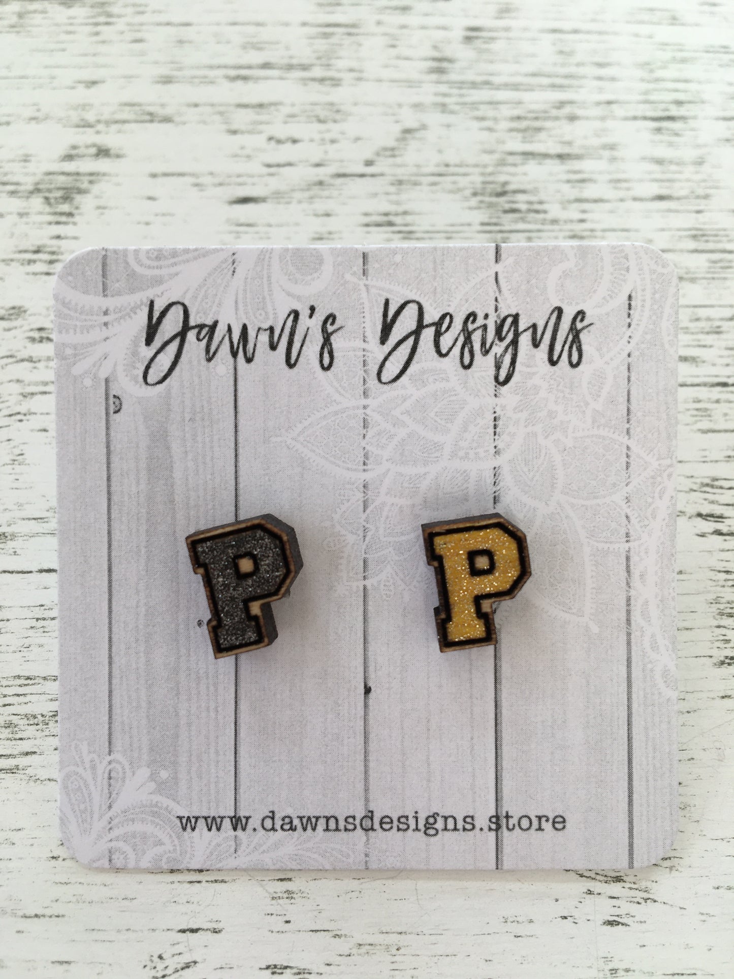 School Letter Studs