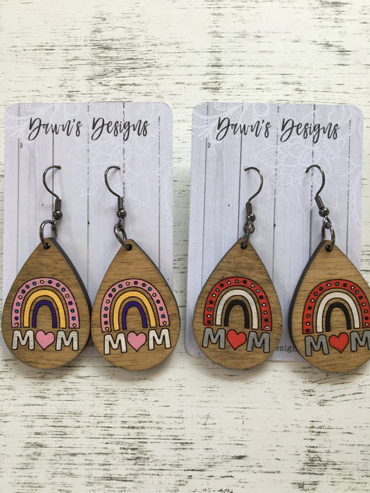 Mom Rainbow Dangles