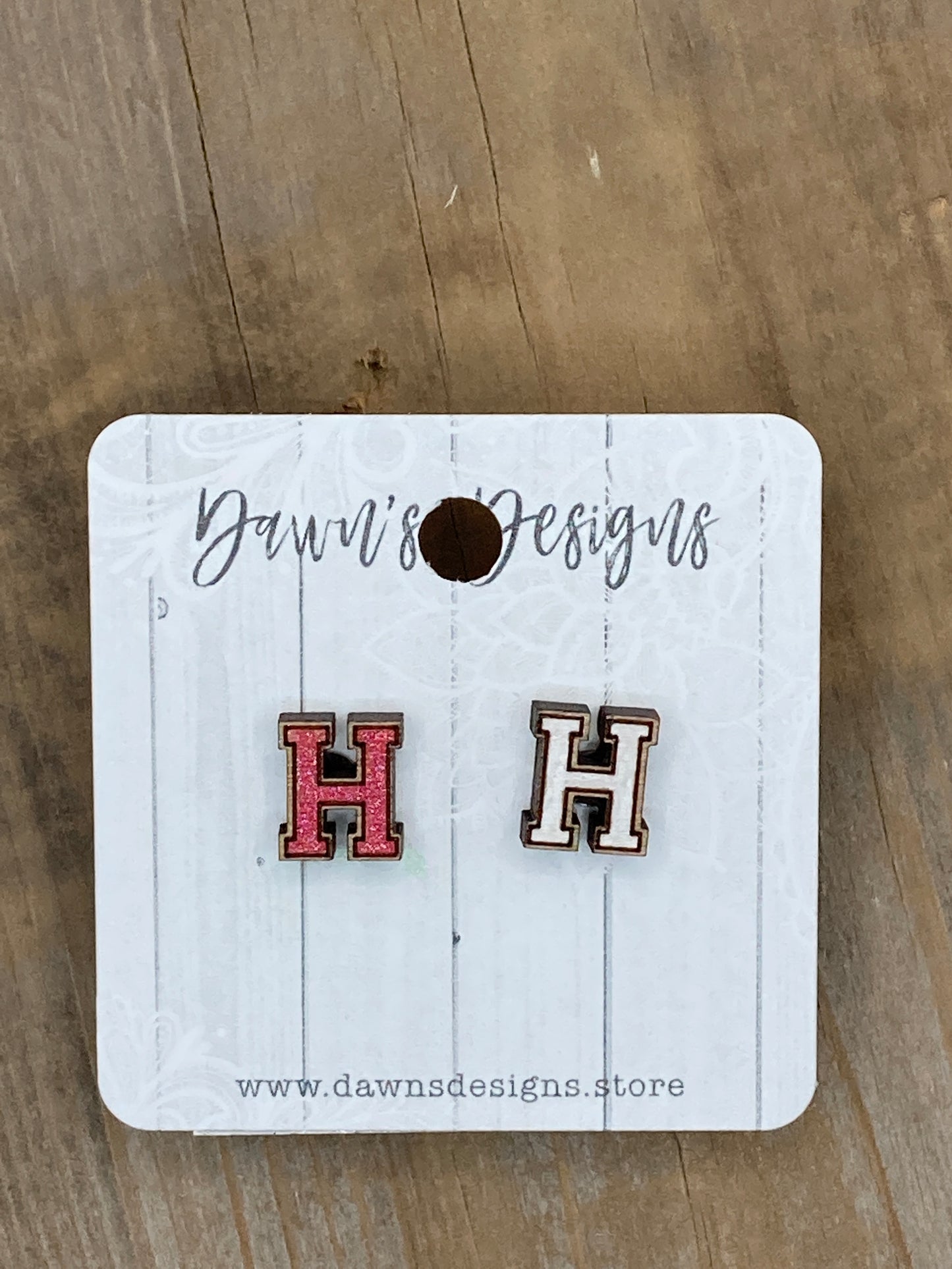 School Letter Studs