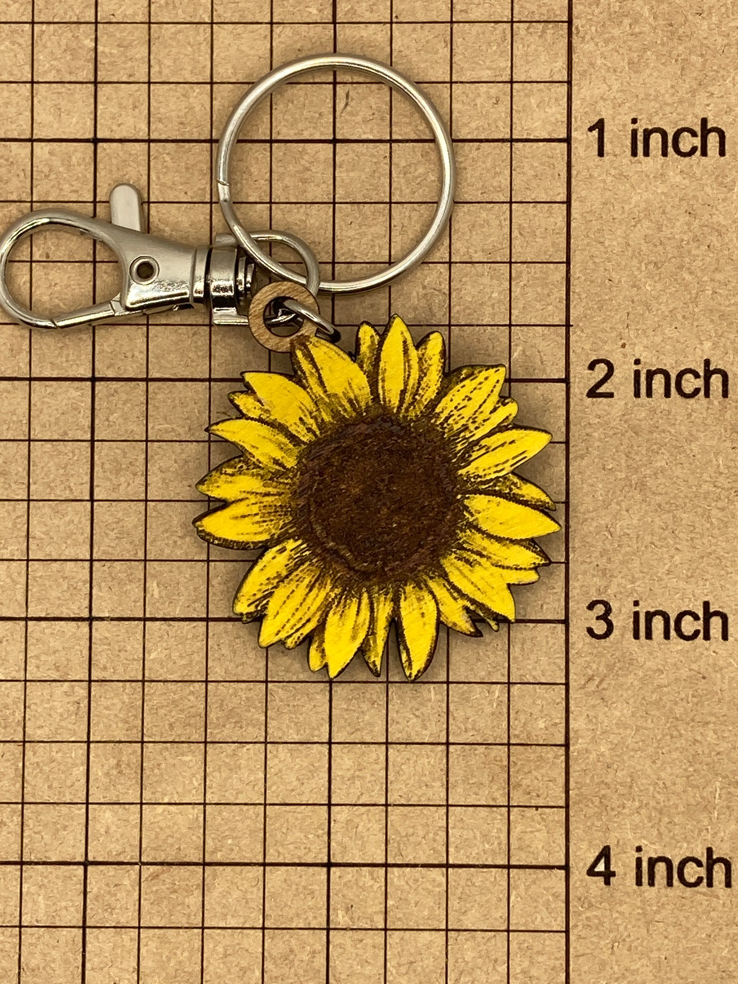 Sunflower Keychain